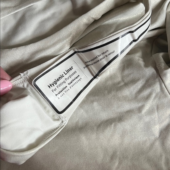 lululemon Wundermost Square-Neck Bodysuit Ultra Soft Shine Nulu - Picture 5 of 6